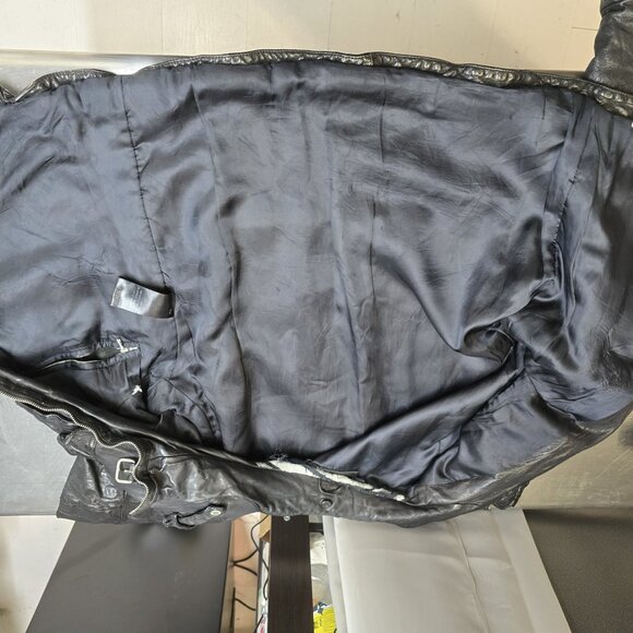 Neil Barrett "Orlando" Jacket. High-fashion textured leather. Men's XL slim - Picture 12 of 16